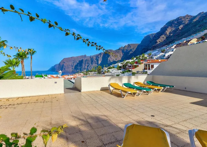 Gigantes Amazing Sea View Wifi Pool Parking דירה אקנטילדו דה לוס גיגנטס